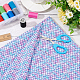 Fishscale Pattern Polyester Fabrics(DIY-WH0292-79A)-5