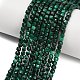 malachite naturelles brins de perles(G-C262-C02-4mm)-3