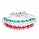 Bracelet multi-rangs en perles de verre(BJEW-TA00102)-1