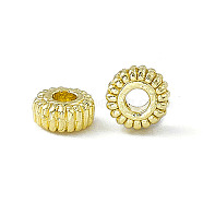 Rack Plating Alloy Spacer Beads, Flat Round Tyre, Light Gold, 4.5x2mm, Hole: 1.5mm(PALLOY-I216-44LG)