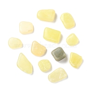 Natural Xiuyan Jade Beads, Tumbled Stone, No Hole, Nuggets, 21~49.5x20~23x6~17mm(G-P461-01B)