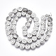 Electroplate Non-magnetic Synthetic Hematite Beads Strands(G-T061-184P)-2