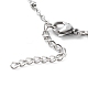 Beaded Necklaces & 304 Stainless Steel Satellite Chain Necklace Sets(NJEW-JN03459)-7