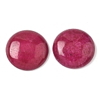 Natural Jade Cabochons, Dyed, Half Round, 25~26x6.5~10.5mm(G-C189-04B)