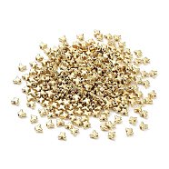 CCB Beads, Butterfly, Golden, 5x6x3mm, Hole: 1.5mm(CCB-K012-07G)