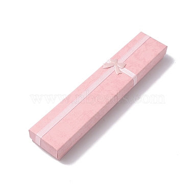 Pink Rectangle Paper Necklace Box