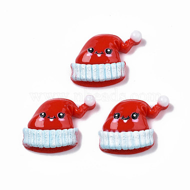Red Hat Resin Cabochons