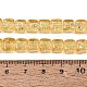 perles &agrave; la main en verre de feuille brins(FOIL-Q002-04H)-4