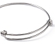 Adjustable 316 Surgical Stainless Steel Expandable Bangle Making(MAK-M188-07)-3