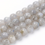 Natural Labradorite Beads Strands, Round, 6x6mm, Hole: 1mm, about 62pcs/strand, 15.5 inch(X-G-Q961-05-6mm)