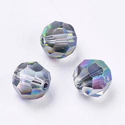 Imitation Austrian Crystal Beads, Grade AAA, Faceted(32 Facets), Round, Colorful, 8mm, Hole: 0.9~1mm(SWAR-F082-8mm-31)