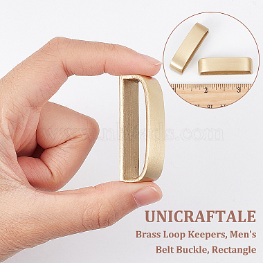 2Pcs Brass Loop Keepers(FIND-UN0002-55A)-4