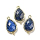 pendentifs à facettes en lapis-lazuli naturel(G-M431-15G-05)-1