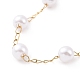 Round Plastic Imitation Pearl Beaded Bracelets(BJEW-E054-02G)-2