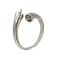 Brass Finger Cup Peg Ring Settings(KK-L184-54P)-1