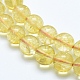 Natural Citrine Beads Strands(G-E483-12-8mm)-3
