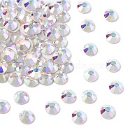 Preciosa&reg MAXIMA Crystal No Hotfix Flatback Stones, Czech Crystal, Dura Foiling, Round(438 11 615 Chaton Rose), 00030 200 Crystal AB, SS6(1.9~2.1mm)(Y-PRC-NSS6-00030-200)