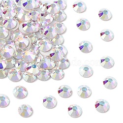 Preciosa&reg MAXIMA Crystal No Hotfix Flatback Stones, Czech Crystal, Dura Foiling, Round(438 11 615 Chaton Rose), 00030 200 Crystal AB, SS6(1.9~2.1mm)(Y-PRC-NSS6-00030-200)