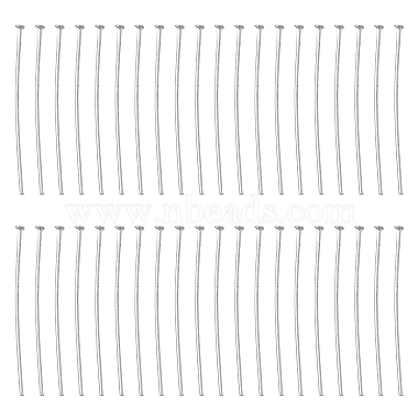 3.8cm Platinum Iron Flat Head Pins