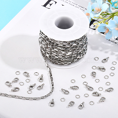 Набор для изготовления ожерелья и браслета-цепочки chgcraft своими руками(DIY-CA0005-14)-5
