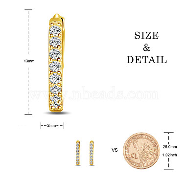 Серьги-кольца Shegrace 925 из стерлингового серебра(JE893C-05)-2