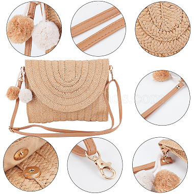 Women's Straw Knitted Bag(AJEW-WH0348-18)-6