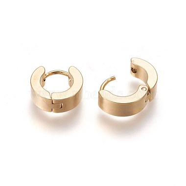 304 Stainless Steel Huggie Hoop Earrings(EJEW-O087-09D)-2