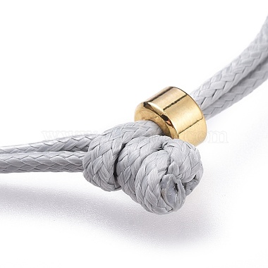 Bracelets cordon coréen unisexe en polyester ciré(BJEW-JB04597)-4