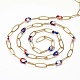 Handmade Brass Paperclip Chains(CHC-H102-13G-A)-4