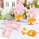 20Pcs Easter Rabbit Plastic & Paper Candy Storage Bags(PW-WG91212-01)-2
