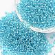 8/0 Transparent Glass Round Seed Beads(SEED-J010-F8-23)-1