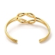 Golden 304 Stainless Steel Cuff Bangles for Women(BJEW-C050-01D-G)-3