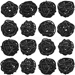Wicker Rattan Balls, Decorative Orbs Vase Fillers, for Craft, Party, Valentine's Day, Wedding Table Decoration, Black, 25~30mm, 40pcs(AJEW-SC0003-39B-02)