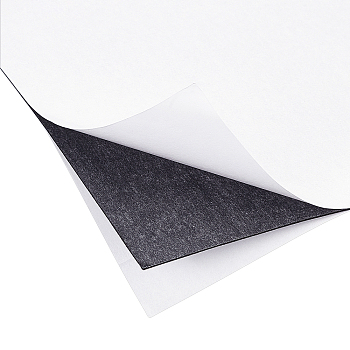 Sponge EVA Sheet Foam Paper Sets, With Double Adhesive Back, Antiskid, Rectangle, Black, 30x21x0.1cm