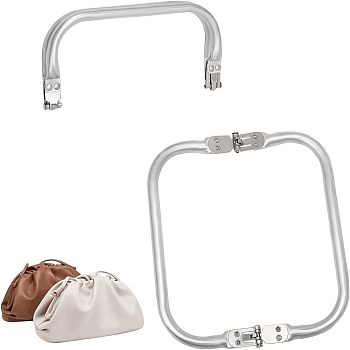 CHGCRAFT Aluminum Bag Handle, Bag Replacement Accessories, Silver, 8.8x16.2x2cm