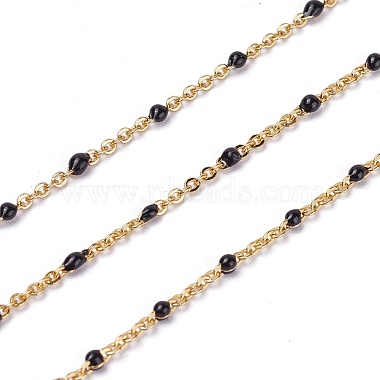Black Brass+Enamel Handmade Chains Chain