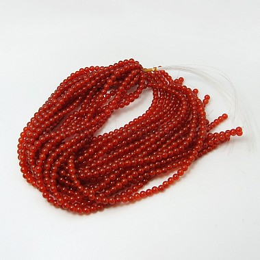 Natural Carnelian Beads Strands(G-G338-10mm-01)-3