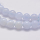 Natural Blue Chalcedony Beads Strands(G-G970-38-8mm-01)-3