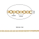 Brass Flat Oval Cable Chains(CHC-CJ0001-12A)-2