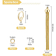 Tassel Dangle Earrings DIY Making Kit(DIY-BC0004-46)-2