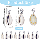 30Pcs Natural Cowrie Shell Pendant Decorations(HJEW-SC0001-42)-2
