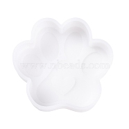 Animal Candle Silicone Molds, For Air Fresheners, Paw Print, 100x100x31mm, Inner Diameter: 93x99mm(DIY-U004-01A)