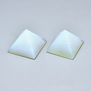 Opalite Decorations, Home Decorations, Pyramid, 37~38.5x37~38.5x28.5~29.5mm(G-R485-05)