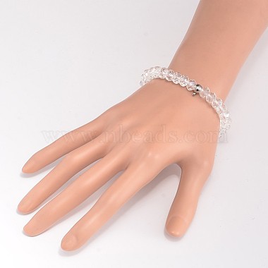 Fabrication de bracelet extensible en perles de verre à fil élastique coréen(BJEW-JB02167-01)-3