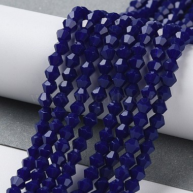 Opaque Solid Color Imitation Jade Glass Beads Strands(GLAA-F029-P4mm-10)-4