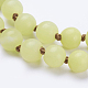 Colliers de perles de jade naturel citron(NJEW-P202-36-B13)-2