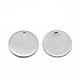 201 Stainless Steel Stamping Blank Tag Pendants(STAS-Q213-02-20mm)-1