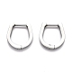 304 Stainless Steel Huggie Hoop Earrings(STAS-J033-14A-P)-1