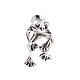 Alloy Frog Front Back Stud Earrings for Men Women(EJEW-H088-01AS)-1