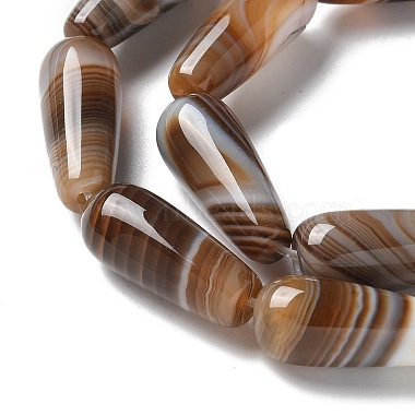 Natural Banded Agate Beads Strands(G-NH0001-I01-01)-4